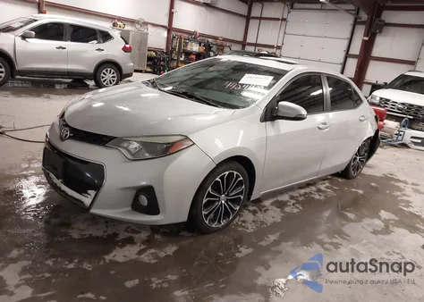 2014 Toyota Corolla S Plus z USA, uszkodzony, nr VIN 2T1BURHE0EC141214